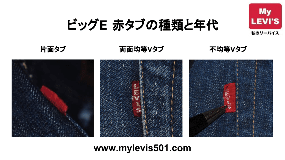 LEVI'S　/　60-70's　/　BIG E 後期　/　不均等V39sのLEVI